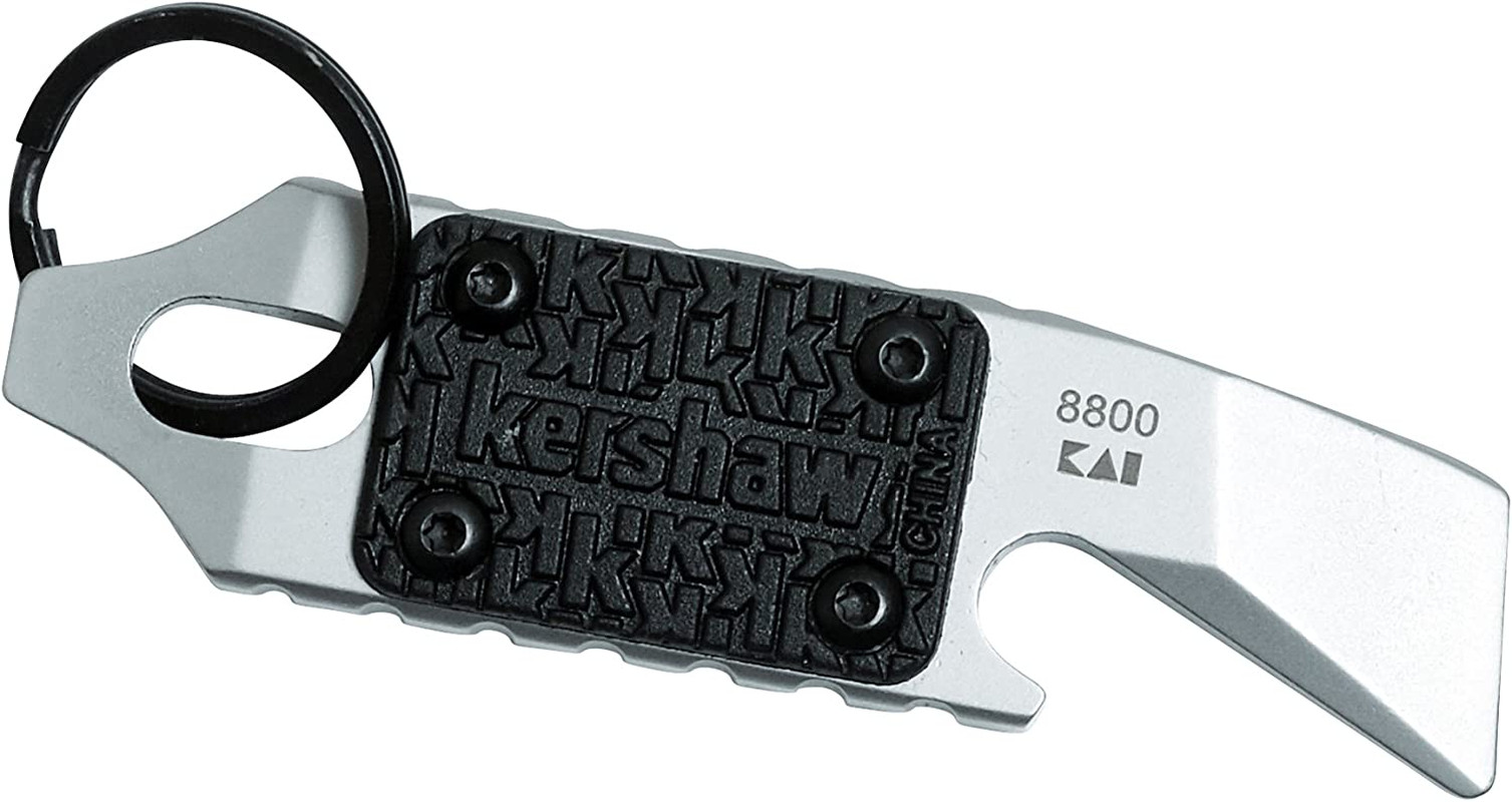PT-1 Multi-Function Keychain Tool, Stainless Steel, Utility Keychain with Bottle