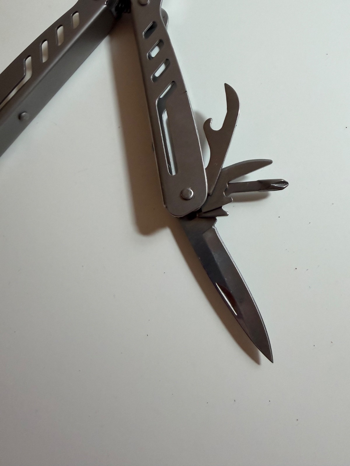 Ozark Trail Multi Tool Pliers Stainless Steel Folding Knife + Nylon Sheath Camp