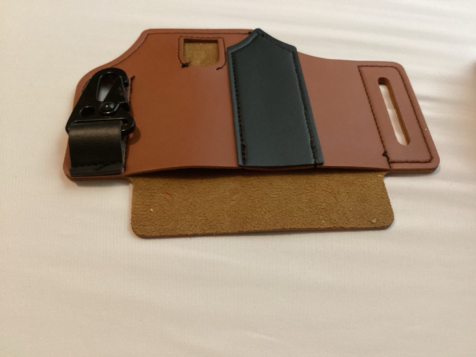 Multitool PU Leather Sheath EDC Pocket Organizer Man Sheath With Pen Holder US