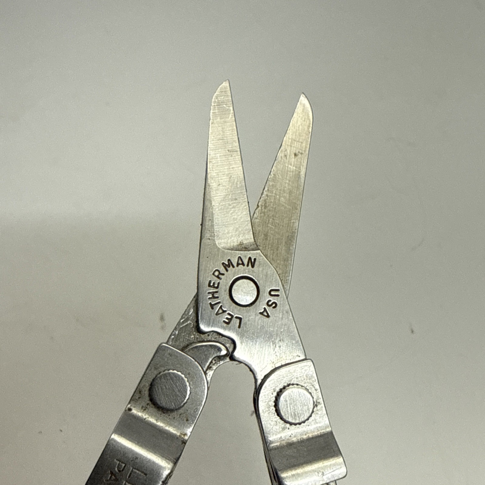 Leatherman Micra Stainless 10-in-1 Multi-Tool Camping Hiking Fishing – As Is