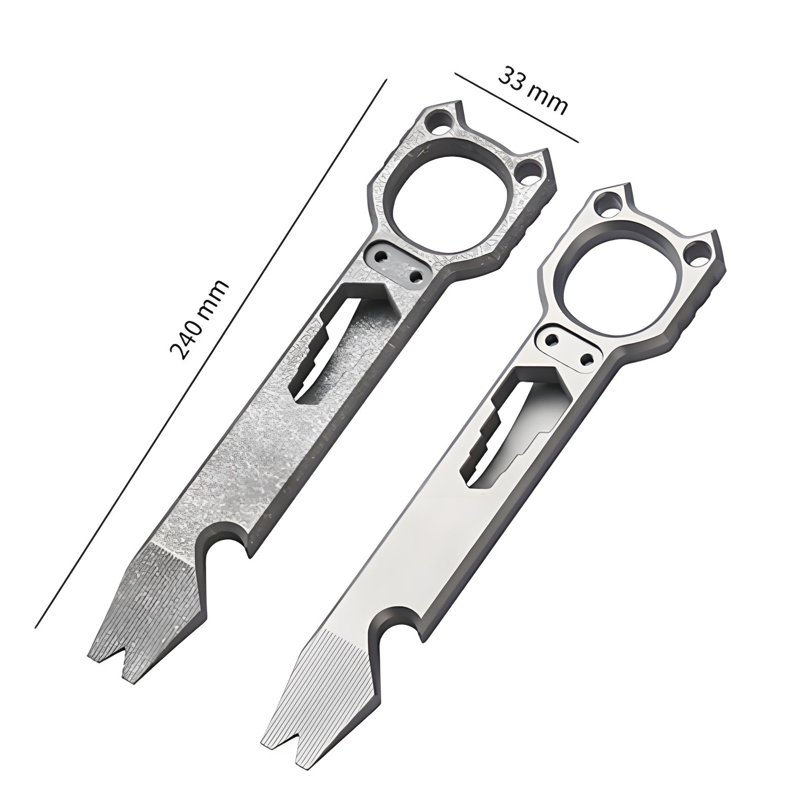 Multi-Tool Bottle Opener EDC Pry Bar Wrench Outdoor Camping Gear Titanium Alloy