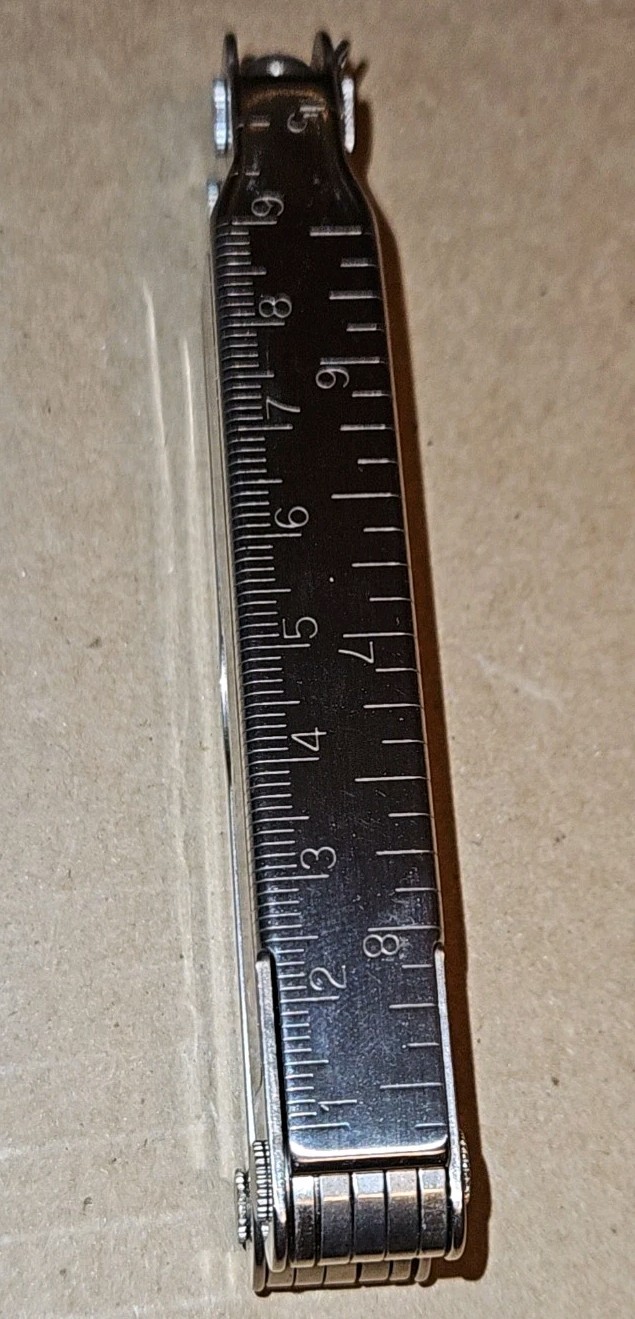 Vintage Leatherman Super Tool Pat Pend Has Columbia Gas Engraved On Side