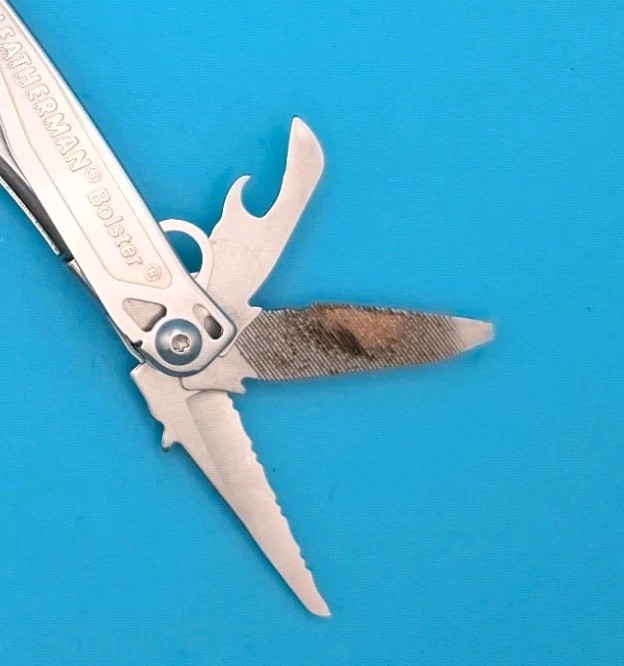 Leatherman Bolster 13 Tool Stainless Steel Multi-Tool! USED