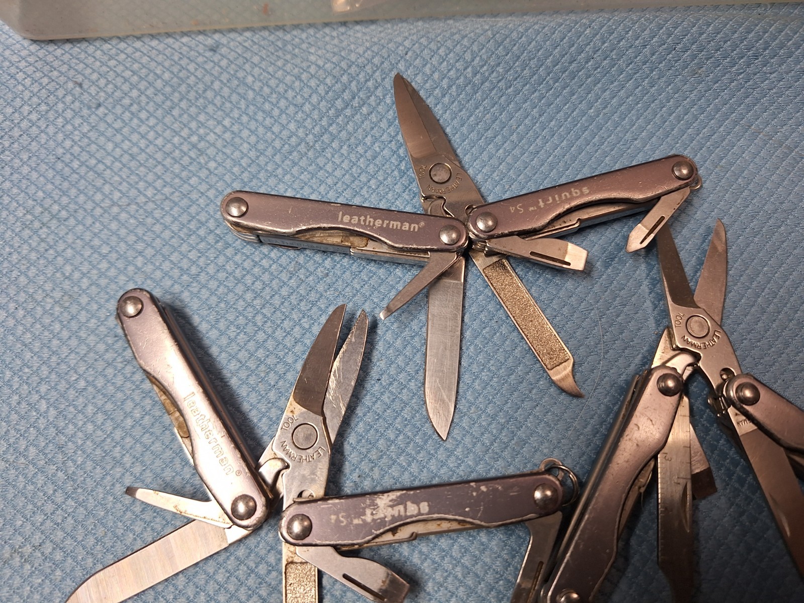 QTY 5 LEATHERMAN S4 SQUIRT Grey Multi Tools COLLECTORS GREAT GIFTS Loc I3