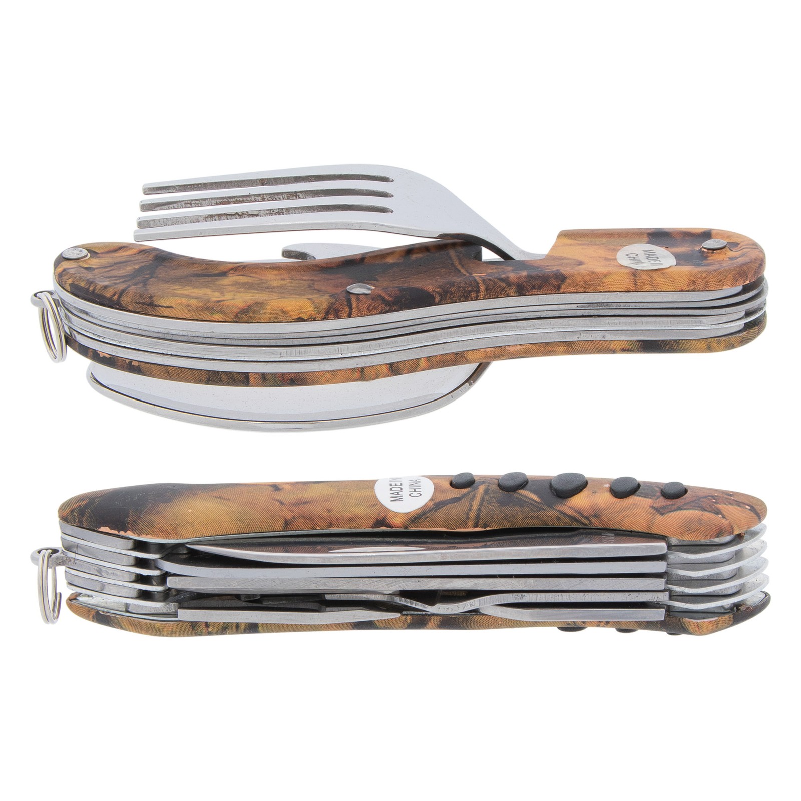 Woodland Creek Outdoor Activities 15 in 1 Pocket Tool & 4 in 1 Utensils Tool