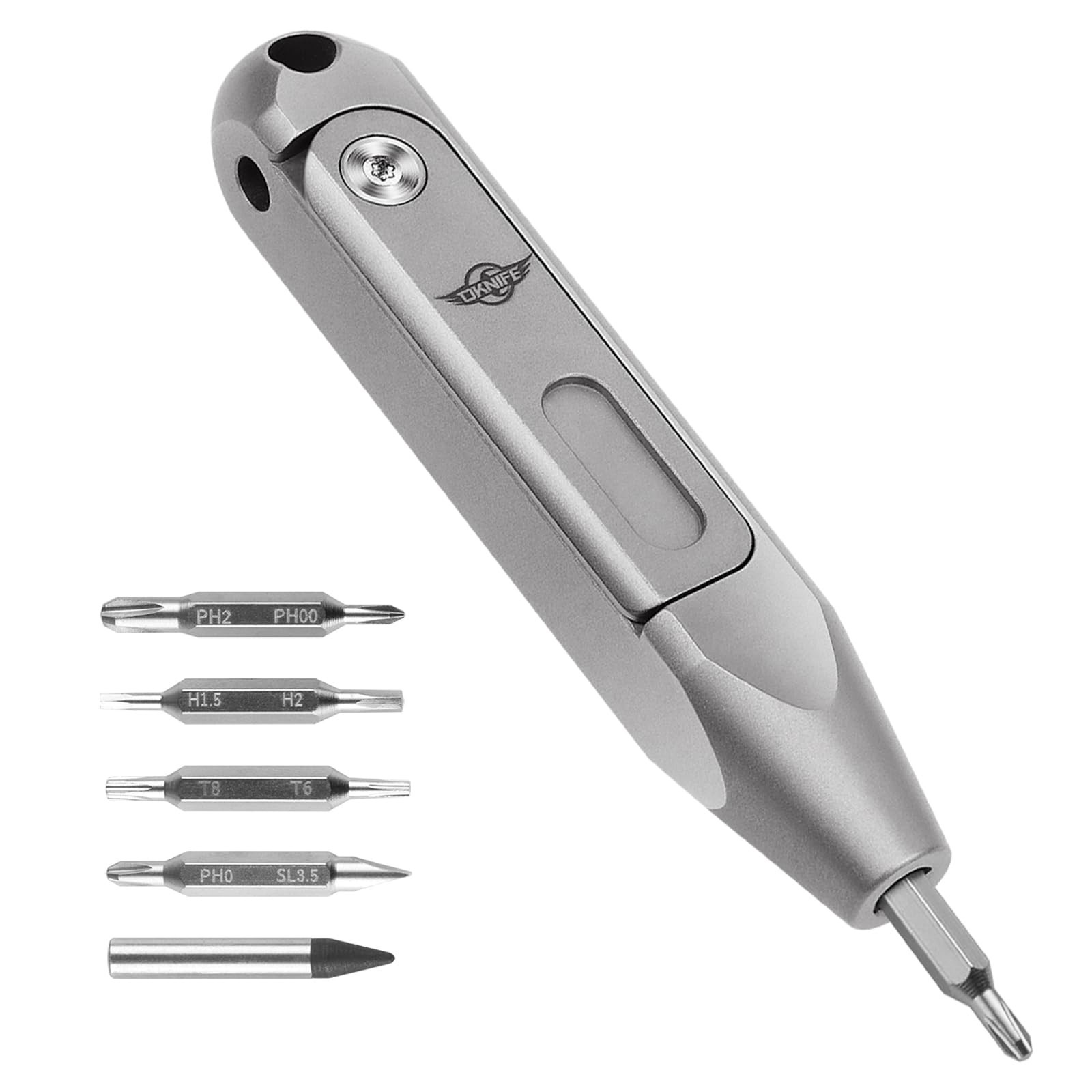 Mini Titanium EDC Pocket Screwdriver Set – 9-in-1 Precision Tool with Magnetic B