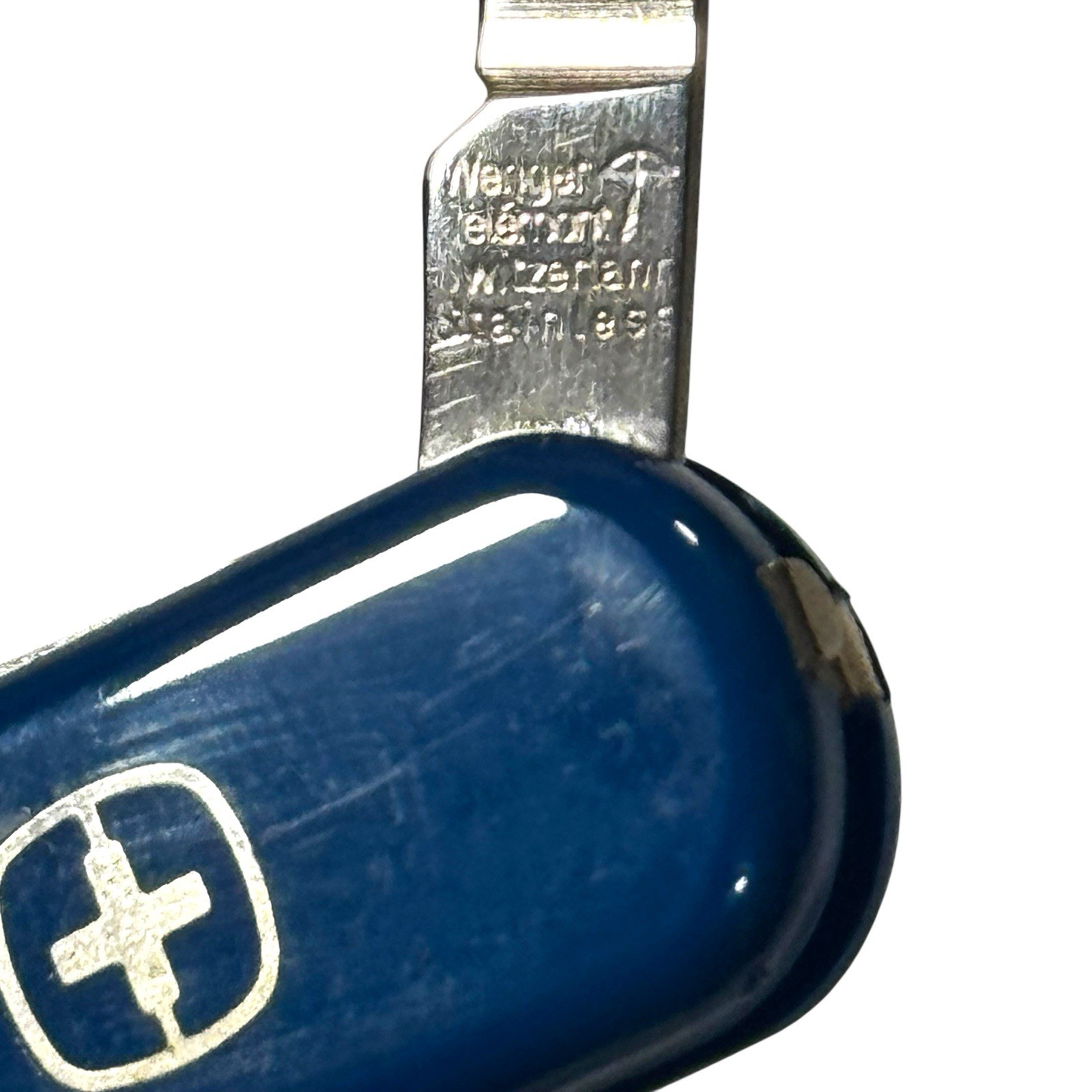 Wenger Swiss Executive Pocket Knife Blue LL Bean #16980 See Description