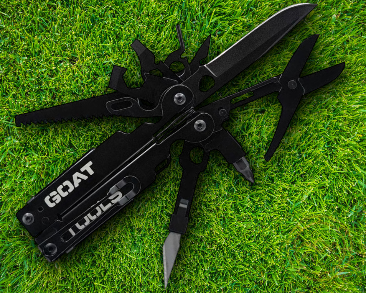 Goat Tools Multitool Black Integrated Essentials Universal Bit Driver Hot-Swap