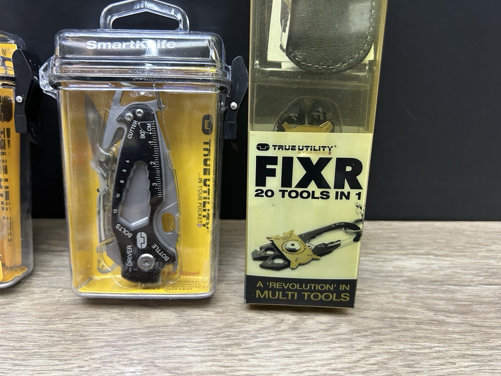 True Utility SmartKnife+ FIXR ClipTool Multi-tool Lot Of 3 New