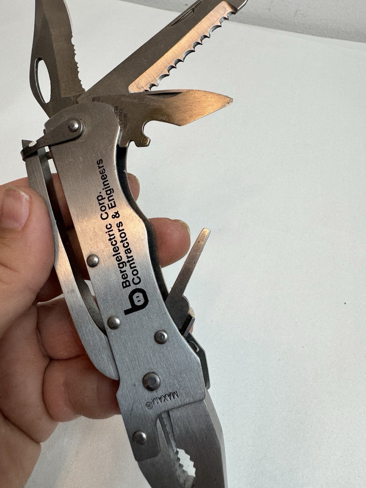Maxam 14 in 1 Pocket Multi Tool Stainless Steel Heavy Duty (FVS026069)