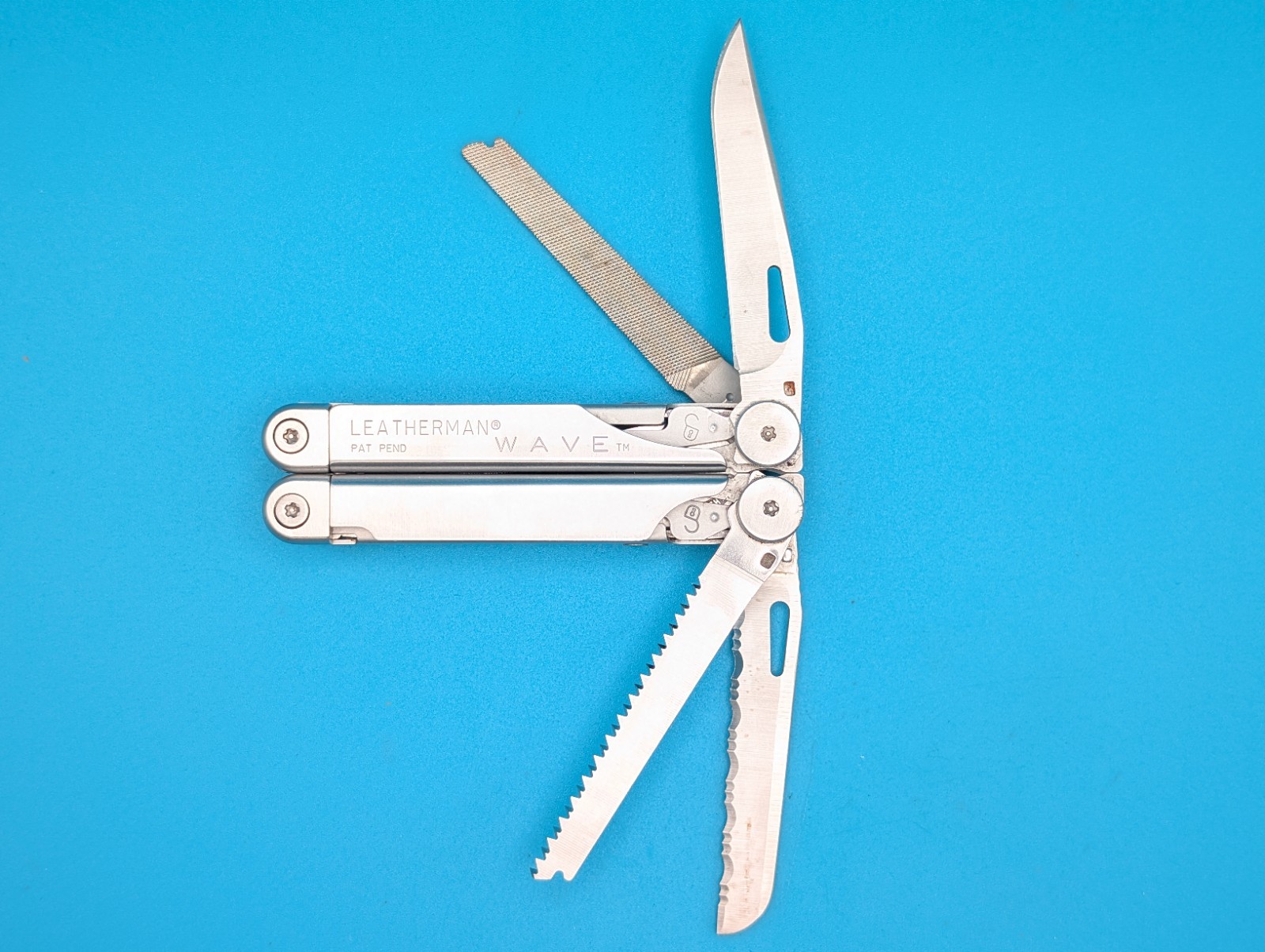 Vintage Leatherman Wave Original Multi Tool! Dated 0402 (APR, 2002) WITH SHEATH!
