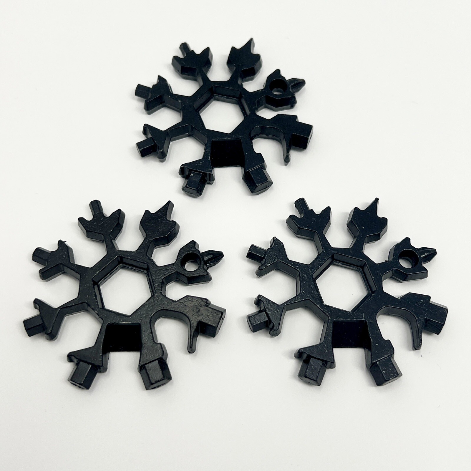 3X 17in1 Keychain Multi Tool Crowbar Screwdriver Hex Wrench Survival EDC Gift