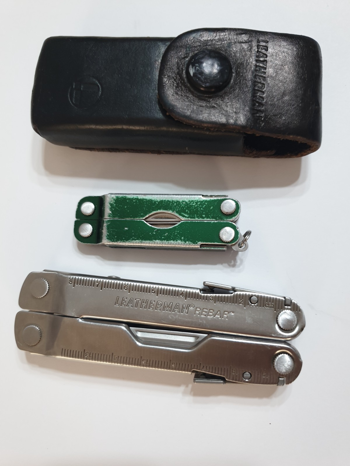 🔥🔥🔥 Leatherman Rebar Full Size Multi Tool & Micra Keychain Set