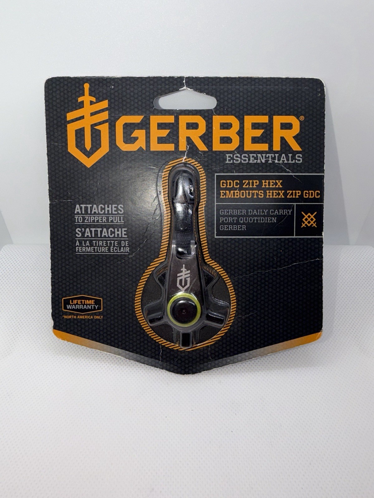 Gerber GDC Five Tools In One Keychain Zip Hex Tool 1740 + 5 bit sizes