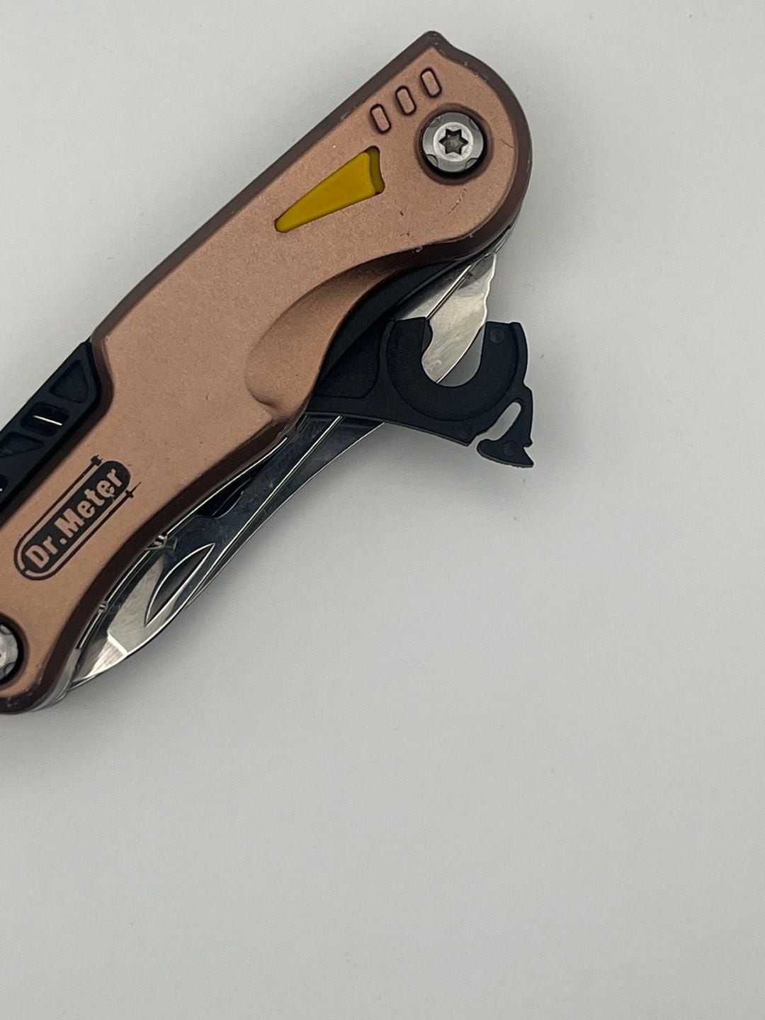 Dr.Meter Multi-Tool Folding Pocket Knife with Screwdriver Bits (A