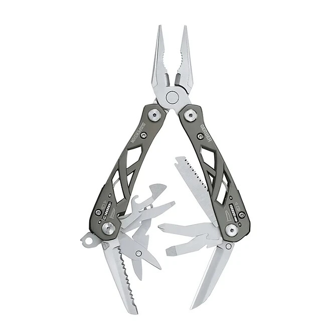 Multi-Too Gerber Shardl with Sheath,Tools,Camping,Sports,Hiking,