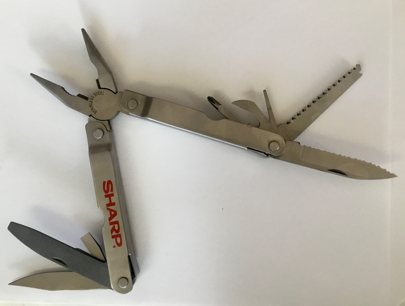SHARP Brand 10 Function Stainless Steel Multi Tool