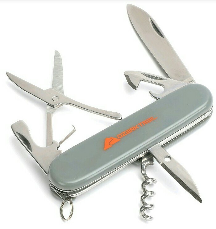 8-in-1 Multi Tool Knife Scissors Can Bottle Opener Corkscrew EDC – BOB