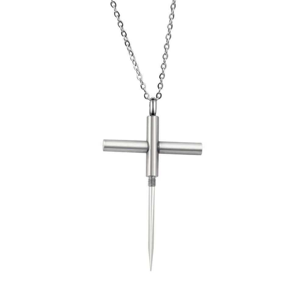 men’s and women’s self-defense wolf proof toothpick EDC key holder Necklace