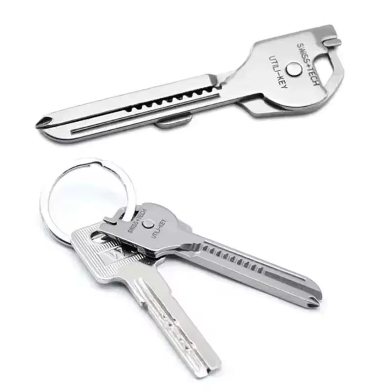 6 in 1 Useful Multifunction Knife Practical Swiss Tech Utili Key Outdoor Scre…