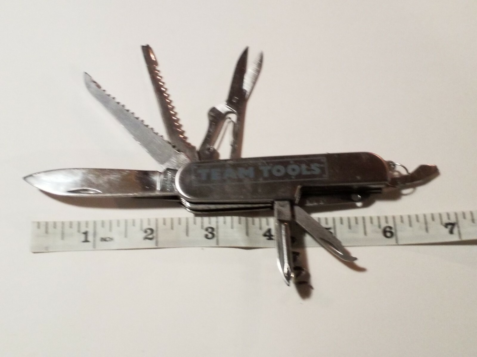 TeamTools 12pc. Multi-tool Stainless Steel Folding Pocket Knife Heavy Duty