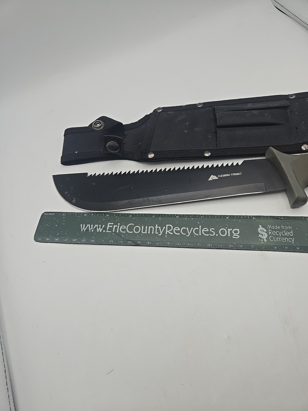 Ozark Trail 10″ Machete with Saw Teeth, Model 5031 Used