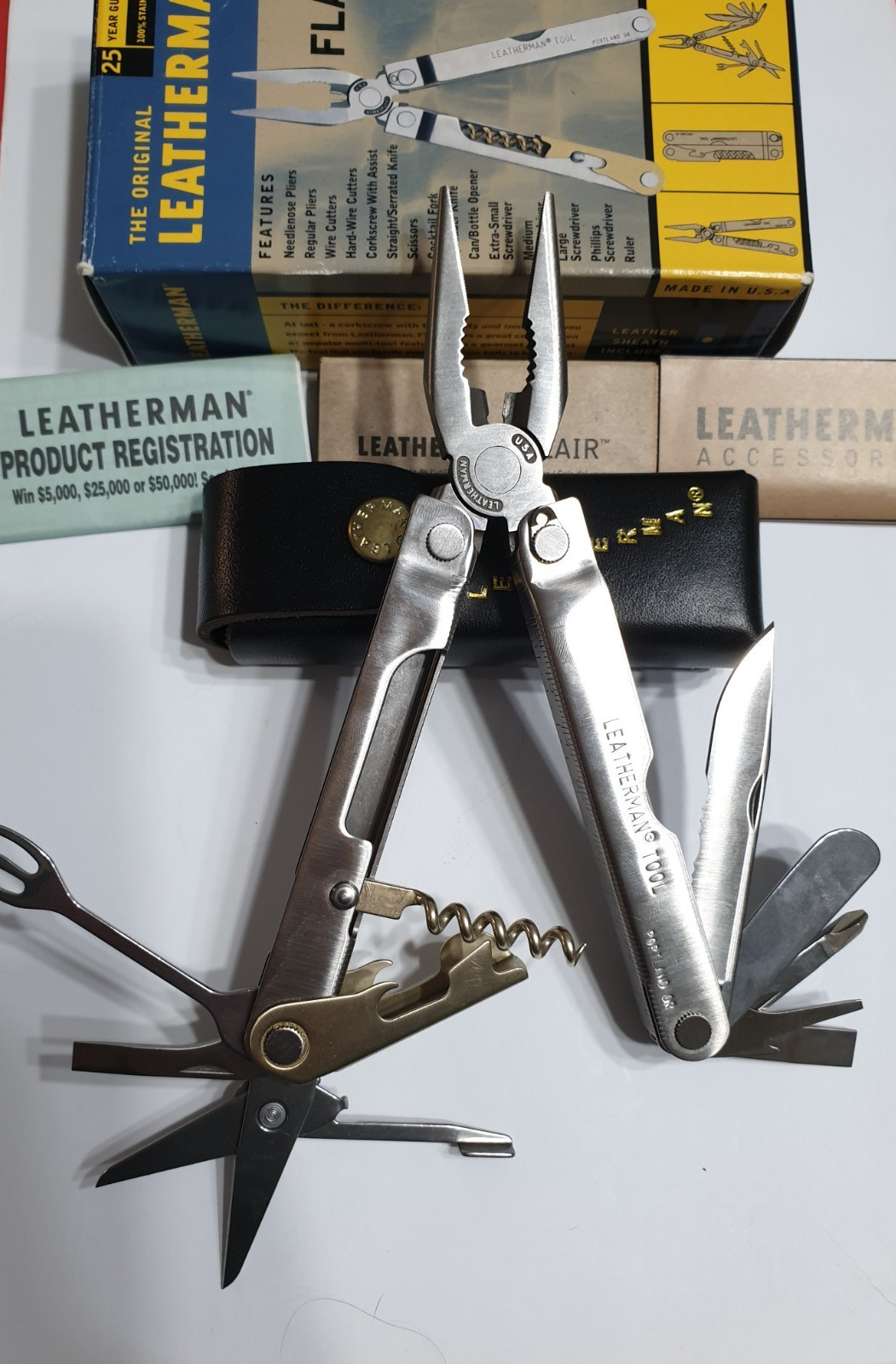🔥🔥🔥 Leatherman Flair Rare Retired Multi Tool Collectable New In Box
