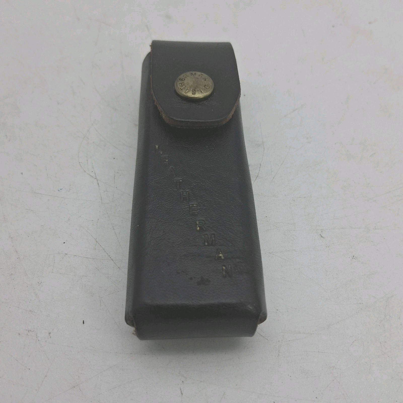 Vintage Leatherman *SHEATH CASE ONLY* Black Leather 4″ Holster Multi-tool USA