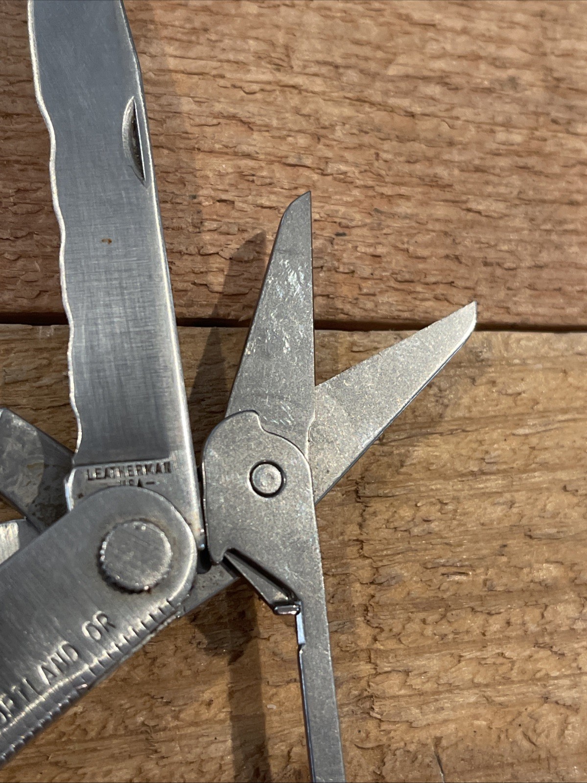 Vintage Leatherman USA PST II Nice Used Condition Scissors Knife File Phillips ￼