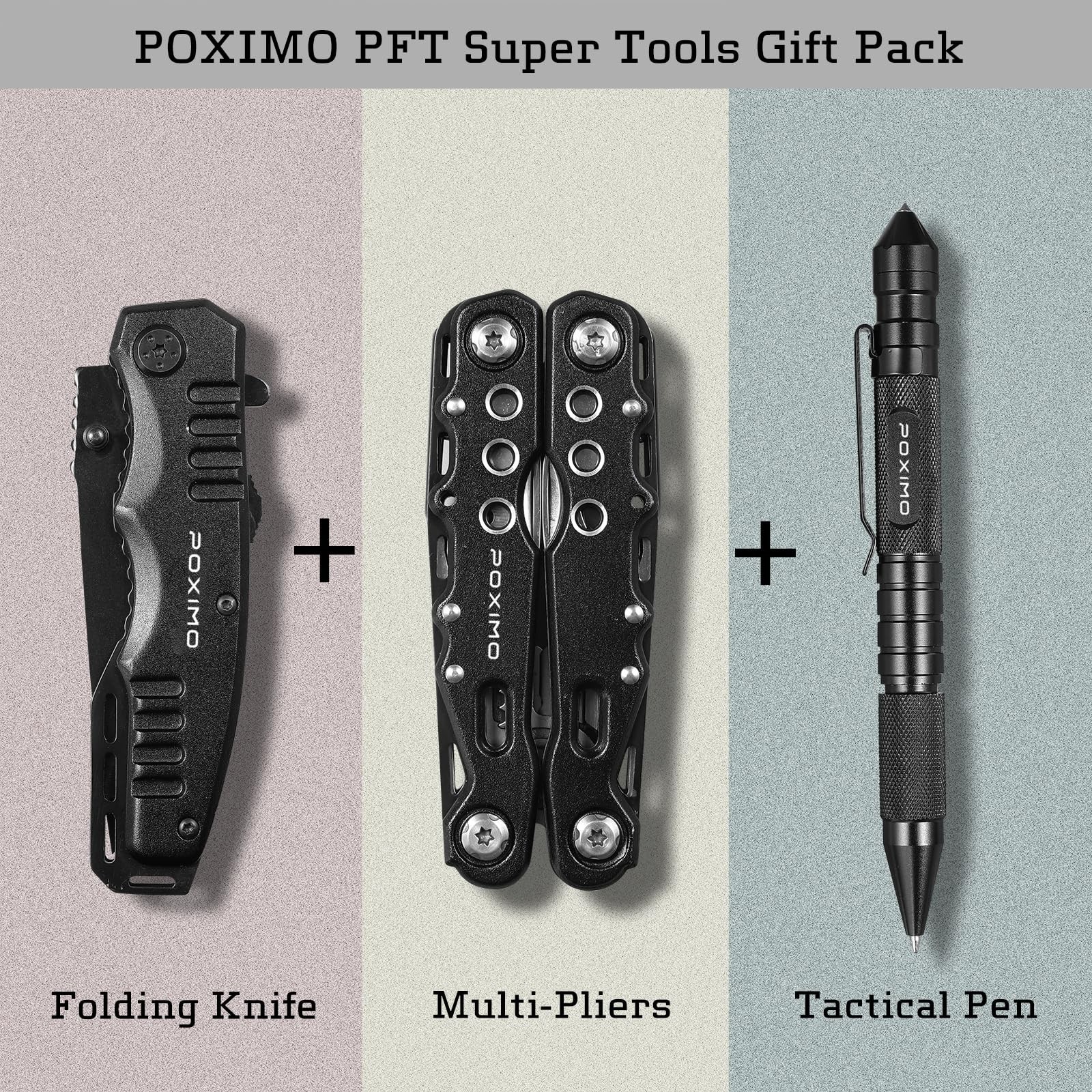 14-in-1 Multitool Gift Set for Dad | EDC Survival Kit with Pliers, Knife & Tacti