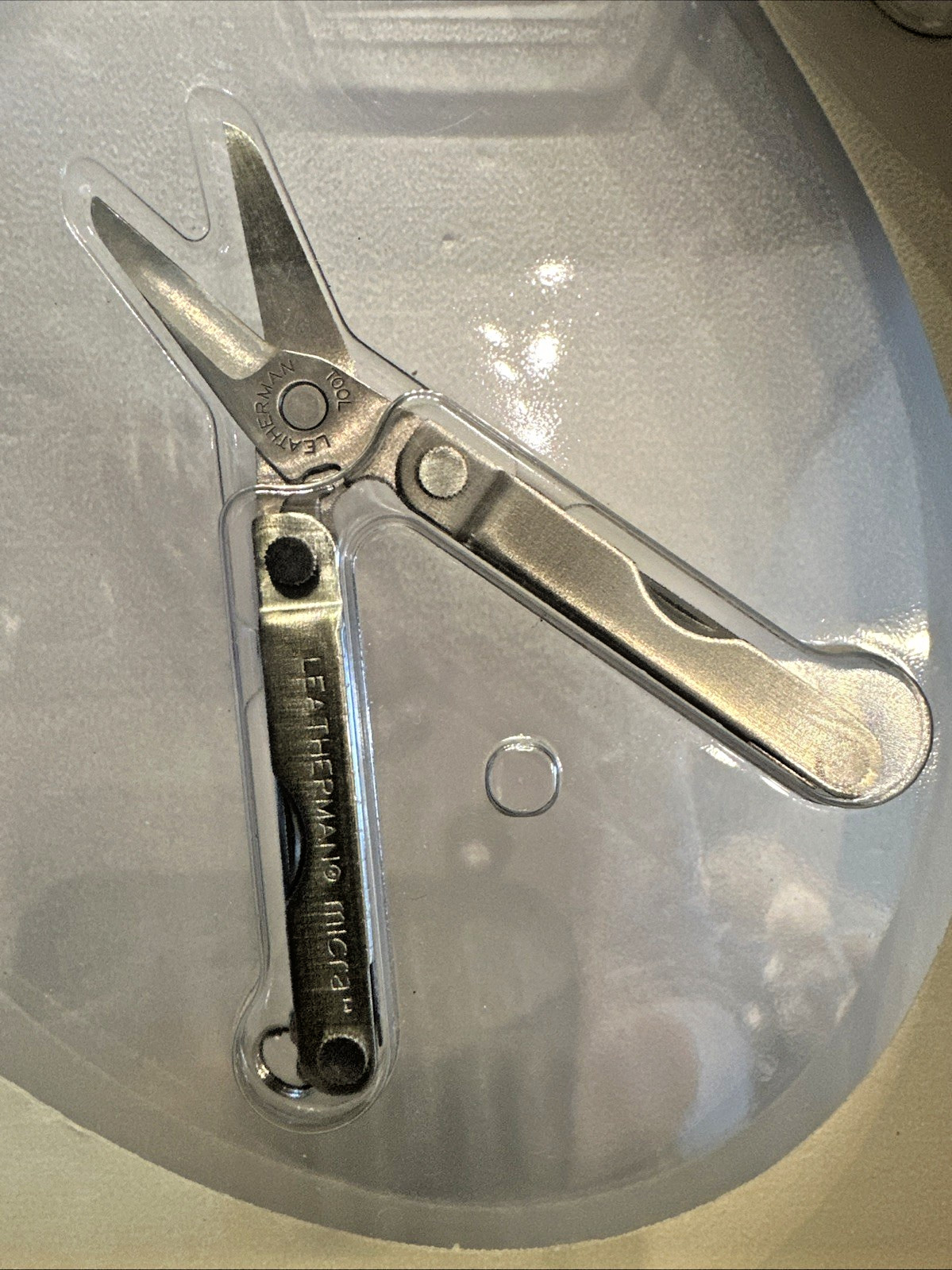 Leatherman Micra Multi-Tool Stainless Steel 10 Tools in One 2004 VTG New Sealed