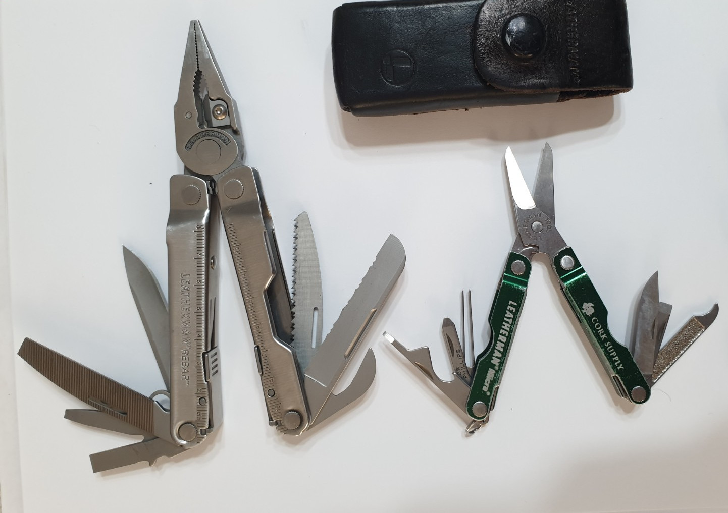 🔥🔥🔥 Leatherman Rebar Full Size Multi Tool & Micra Keychain Set