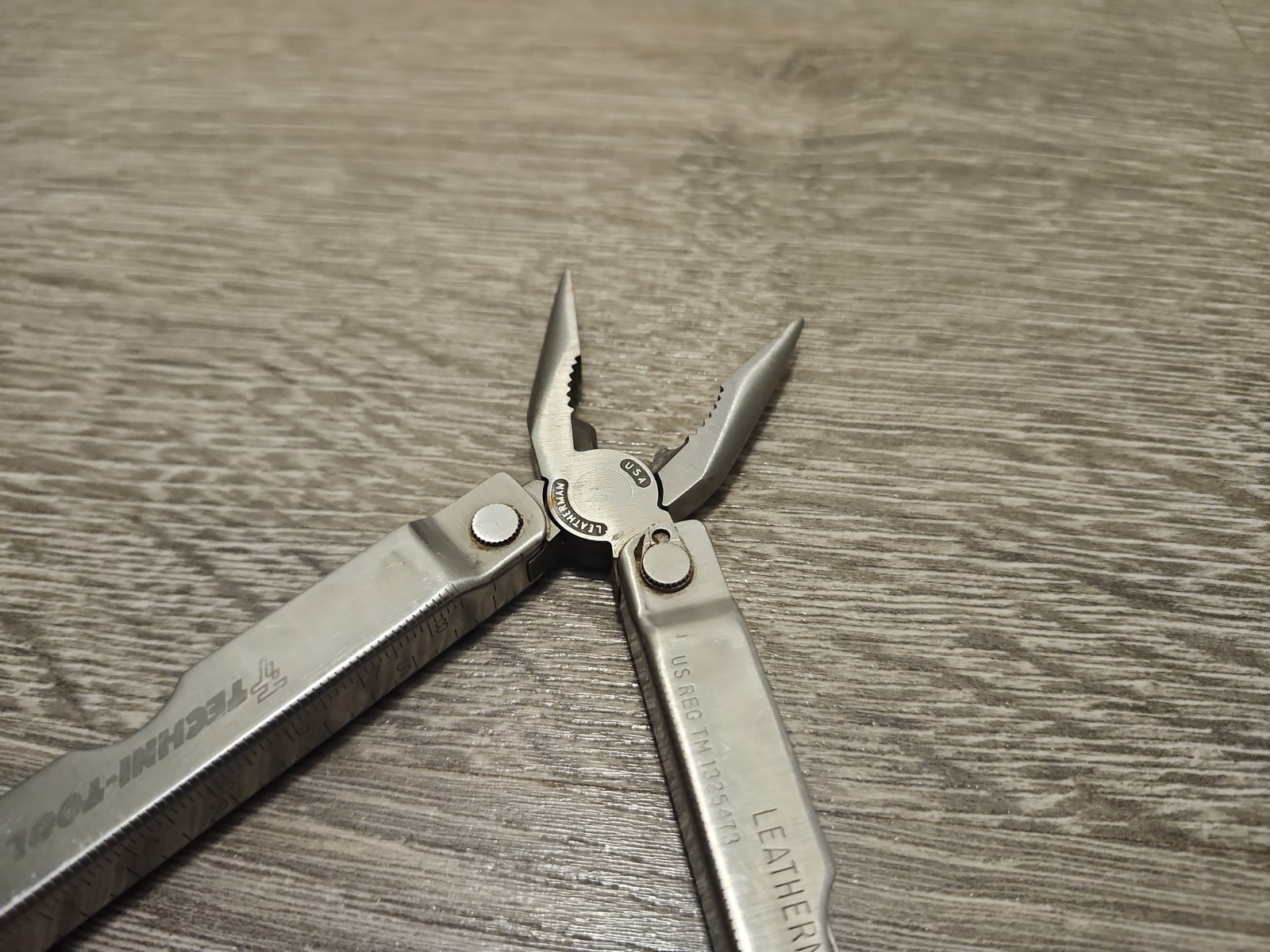 Leatherman Tool – Used, Stainless Steel, Good Condition, Older Model, With Pouch