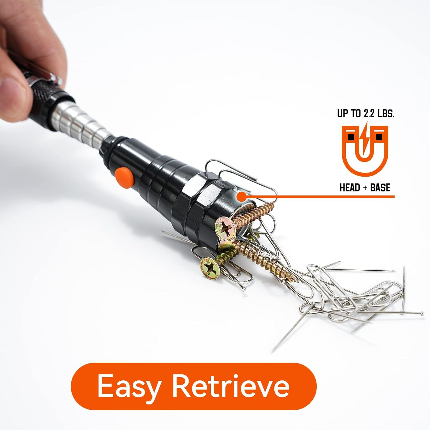 LED Magnetic Pickup Tools, Christmas Stocking Stuffers for Men Adults, Telescopi