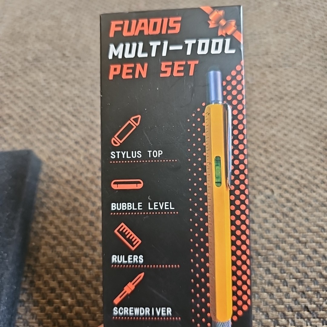Fuadis Multi-tool Pen Set 6 In 1 Tool Set With Ink Refills Included