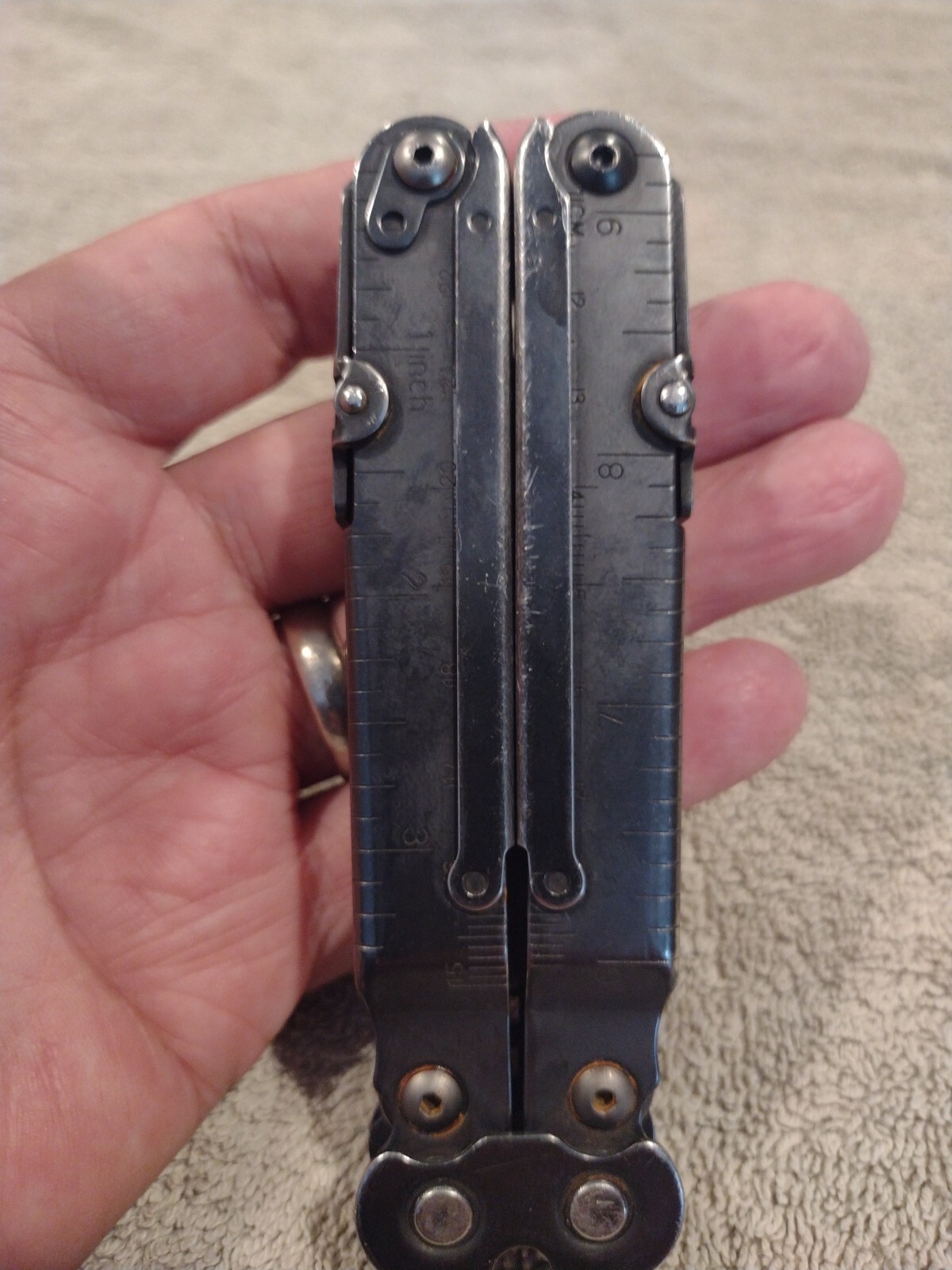 SOG Black Stainless Steel PowerLock Excellent Condition