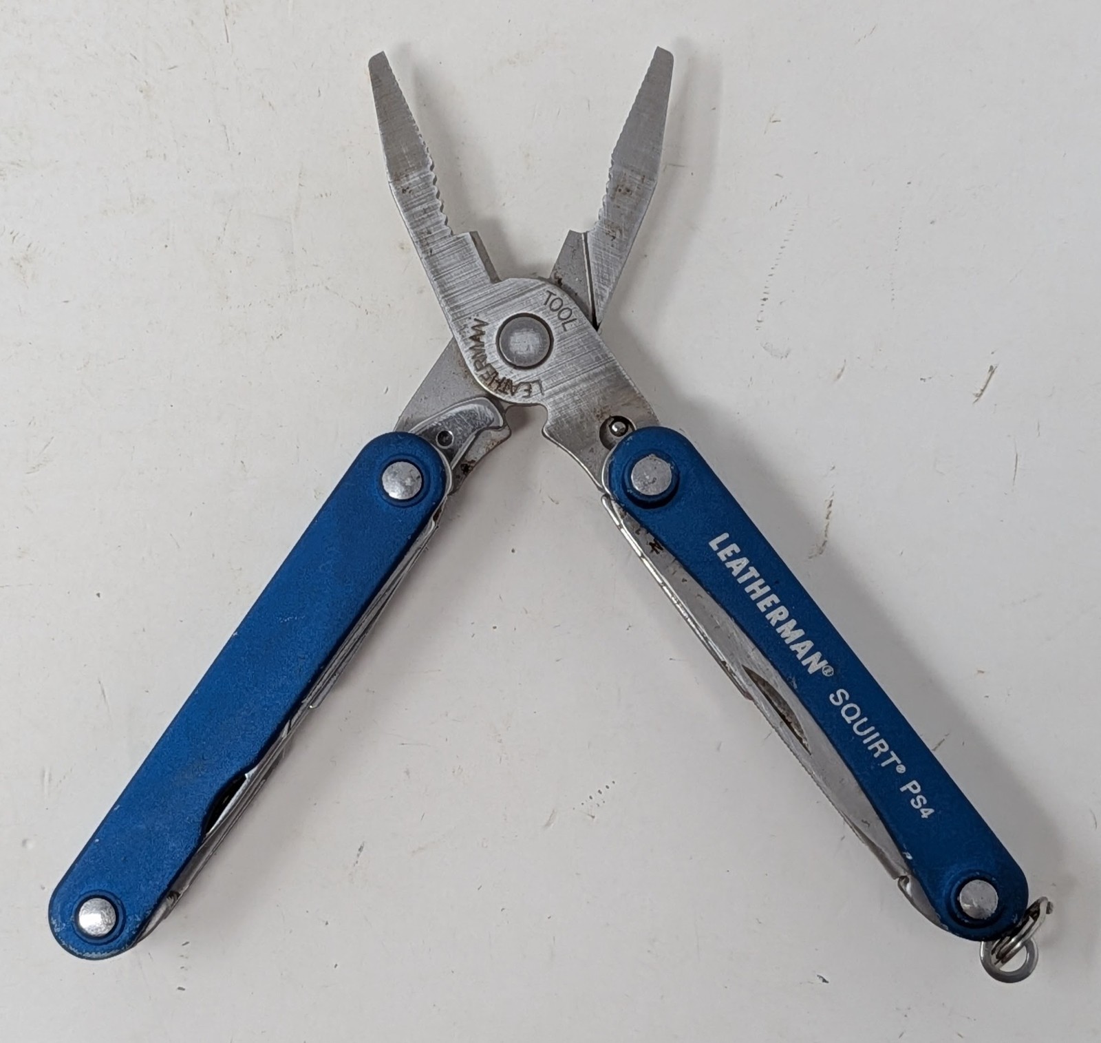 Leatherman SQUIRT PS4 Multi-Tool With Pliers Scissors Knife Blue
