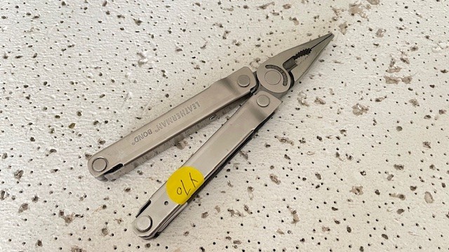 Leatherman BOND Silver Stainless Steel Multi Tool Pliers,Opener Bottle,Nail File