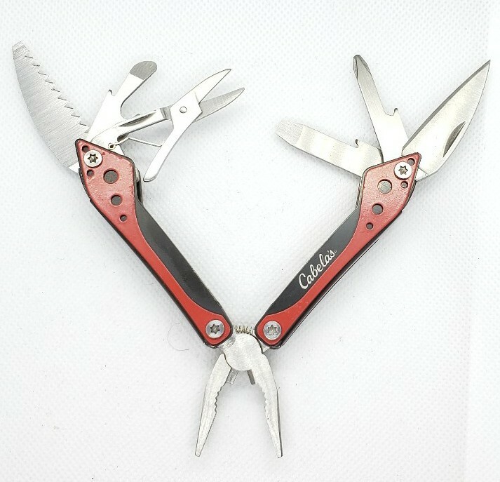 Cabelas Small Multi-Tool /Green, Orange, Purple, Silver, Red, Teal, Black, Pink