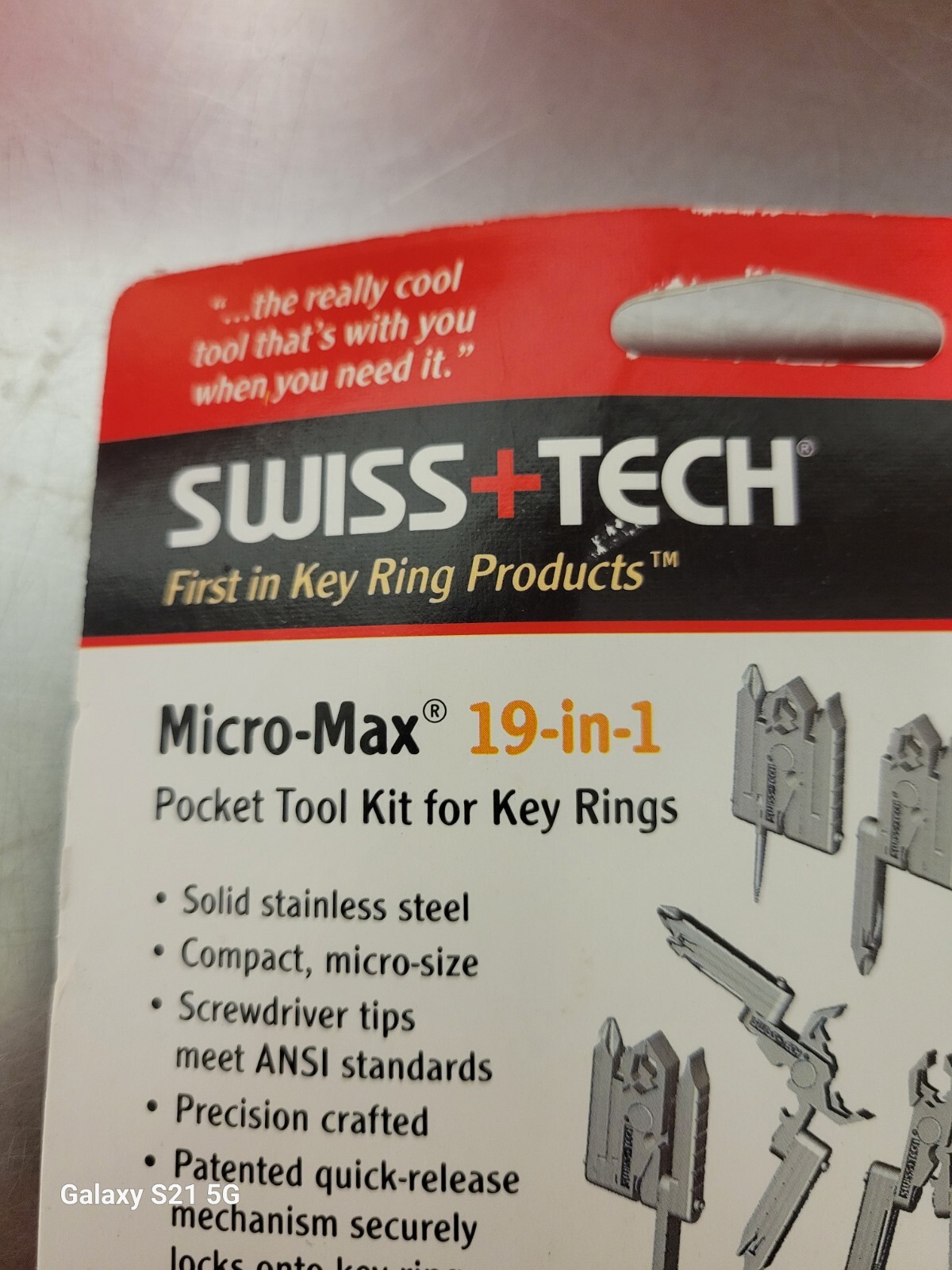 Micro Max 19 in 1 Multi ~ Swiss Tech ~ Wrenches Screwdrivers Stainless ~ Pocket
