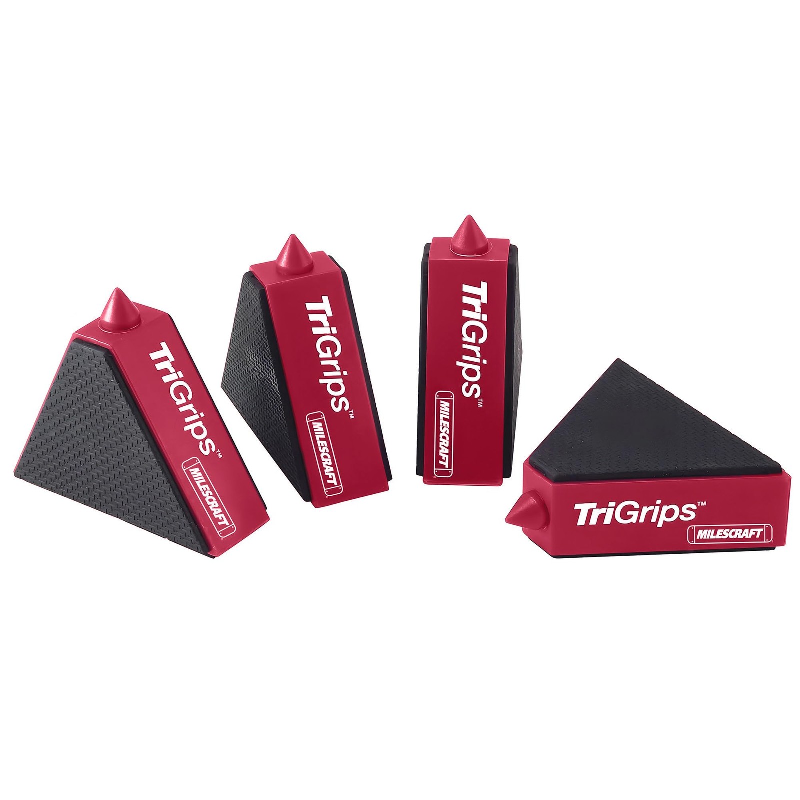 Milescraft 1600 TriGrips – Triangle Cookie Work Grippers, for Red