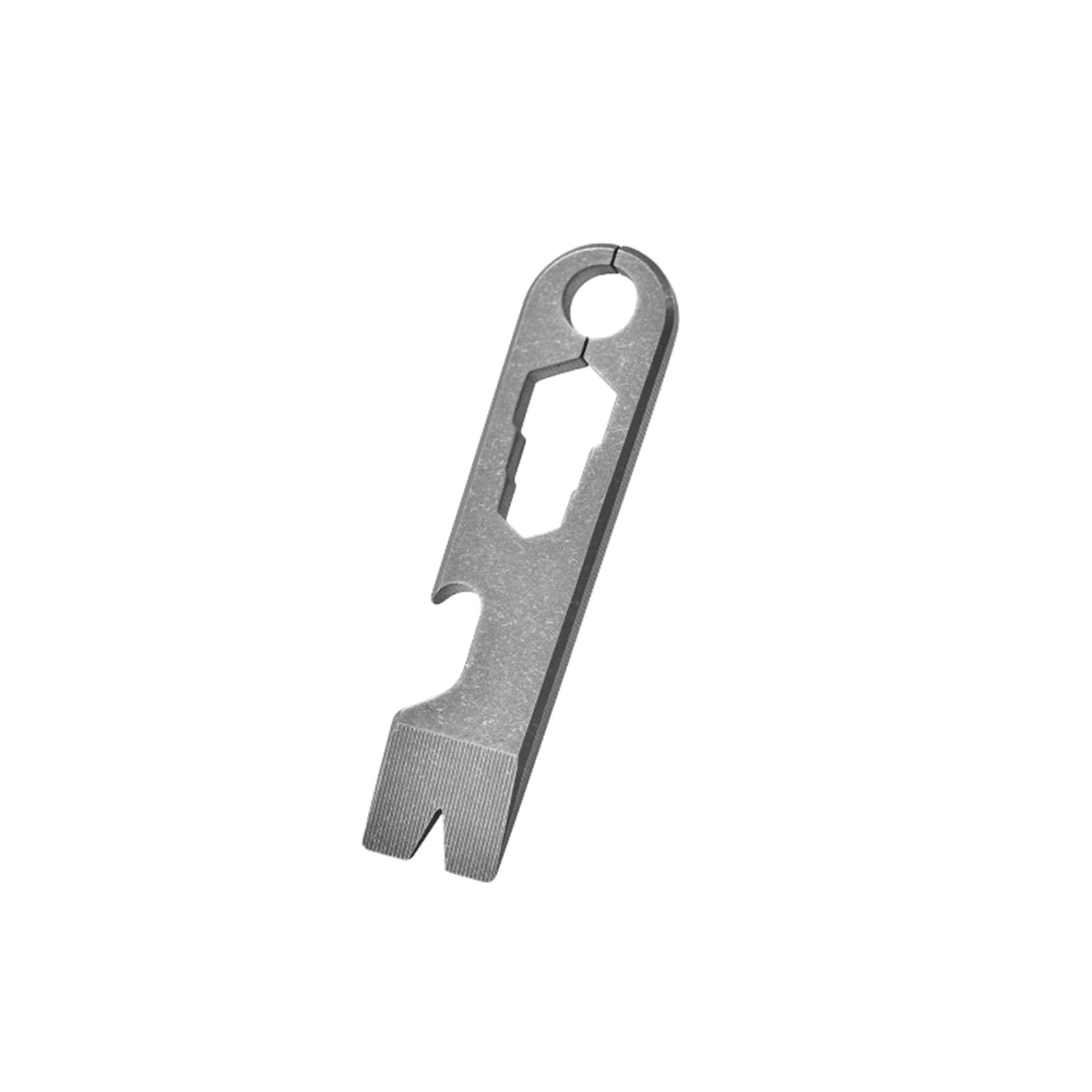 Titanium Mini Pry Bar Multi Tool 2.36″ with Bottle Opener Nail Puller Box Ope…