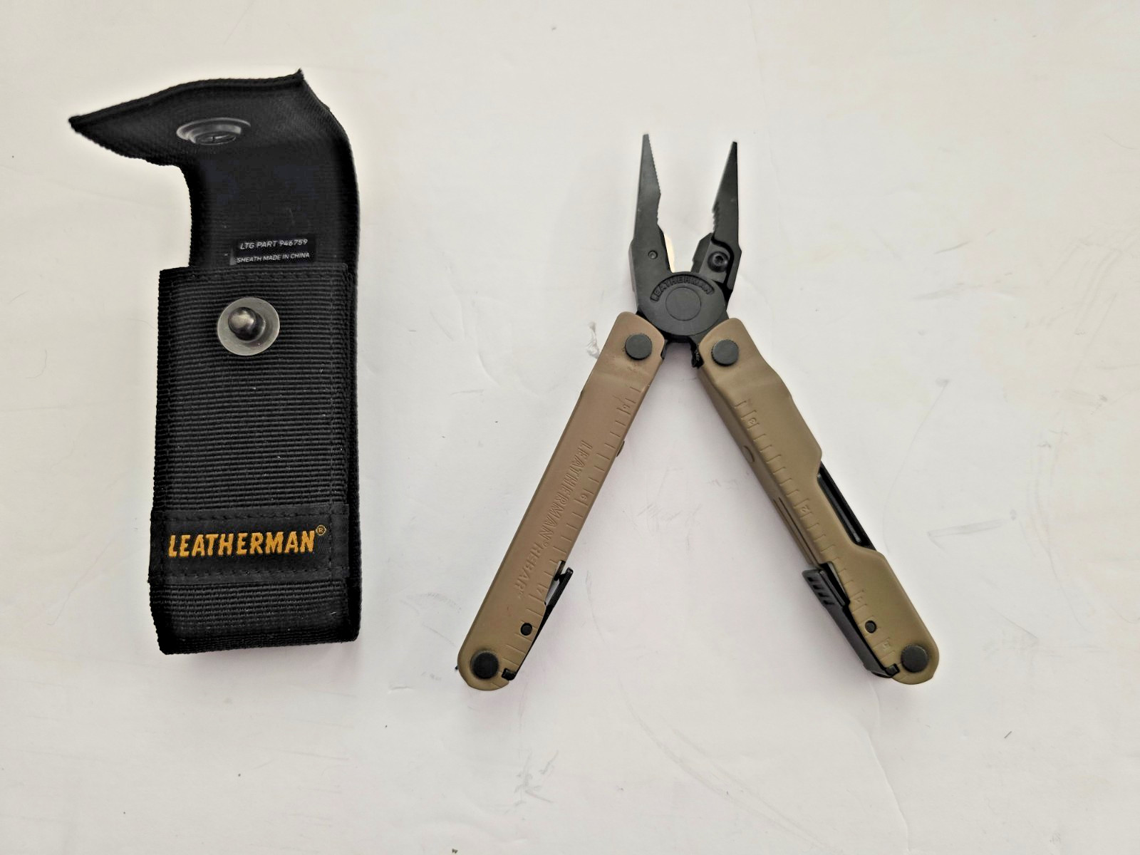 LEATHERMAN, Rebar Multitool , Coyote Tan with Nylon Sheath