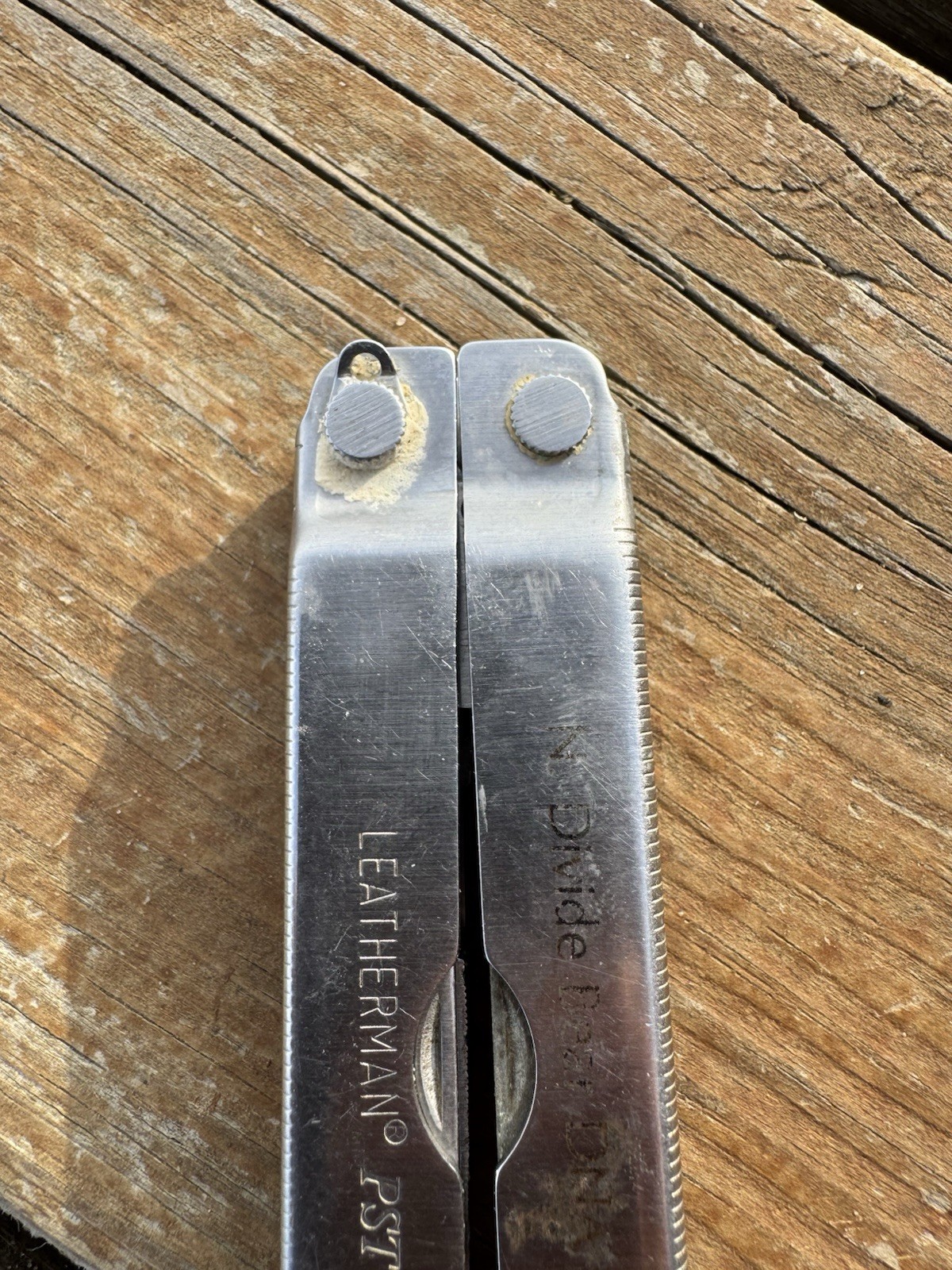 Vintage Letherman Multi Tool With Leather Sheath Portland 03/04 Engraved