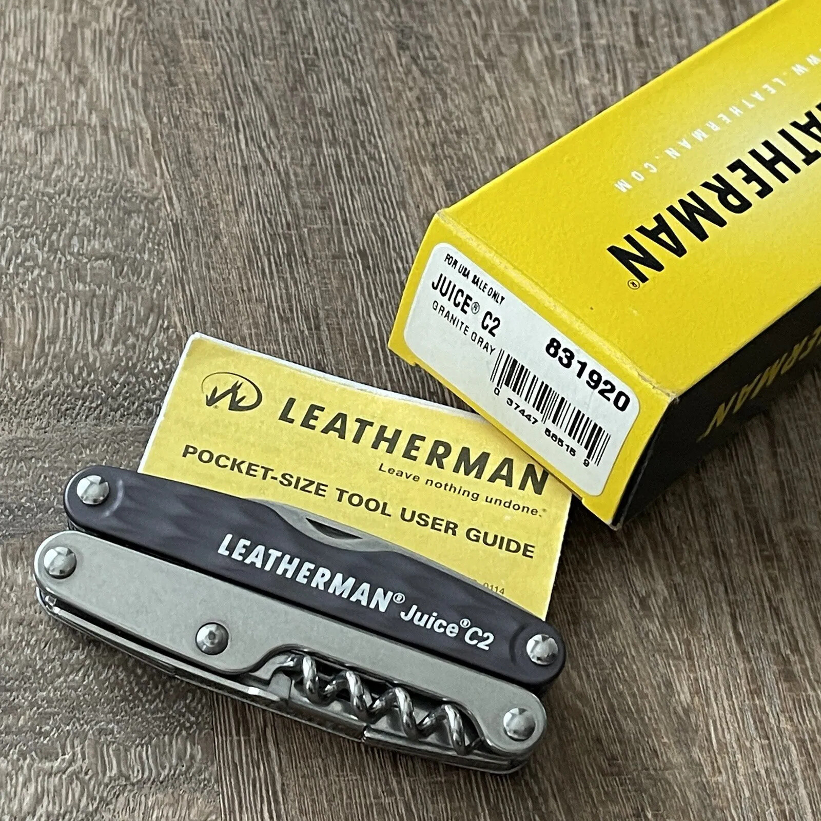 New, Leatherman Juice C2 Granite Gray multitool