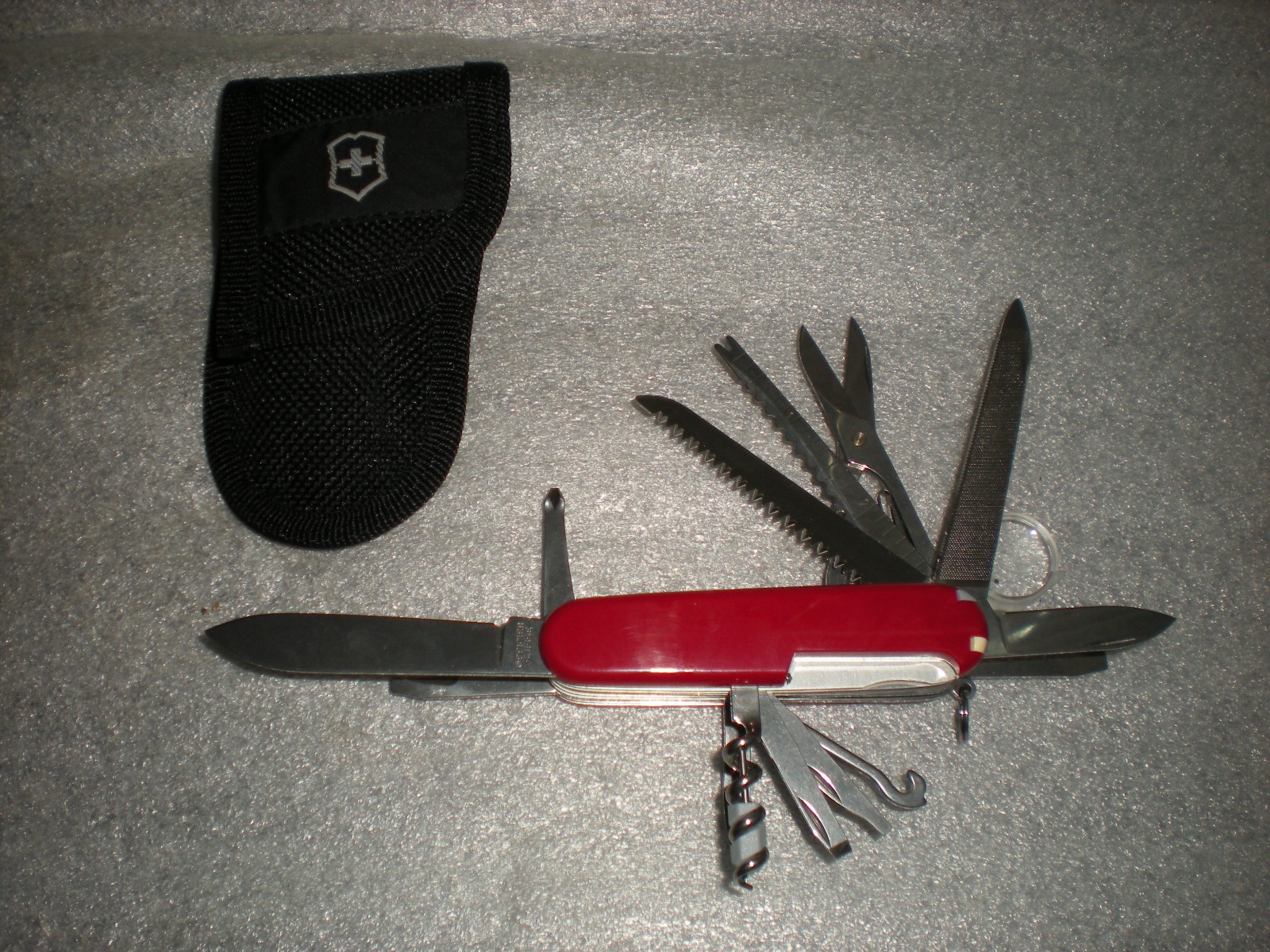 OEM Victorinox Officier Suisse Red Swiss Made Army Knife Multi Tool Saw Scissors