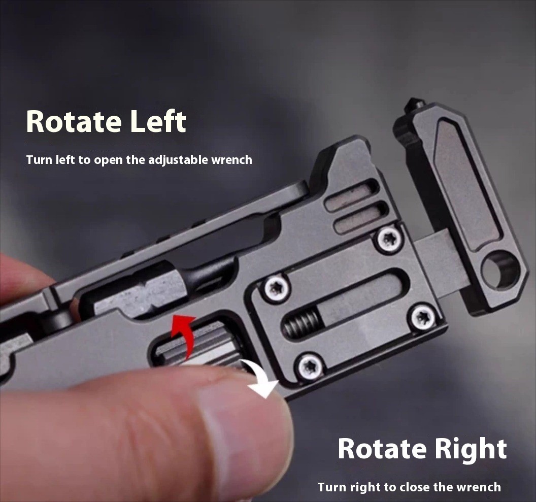 TC4 Titanium alloy EDC pry bar Measurement of broken window Ratchet Screwdriver