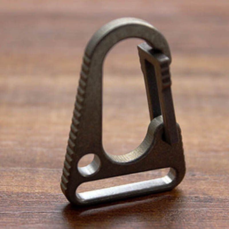 Titanium Tc4 CNC Multi EDC Key Chain Outdoor Mountaineering Tool Key Ring Gifts