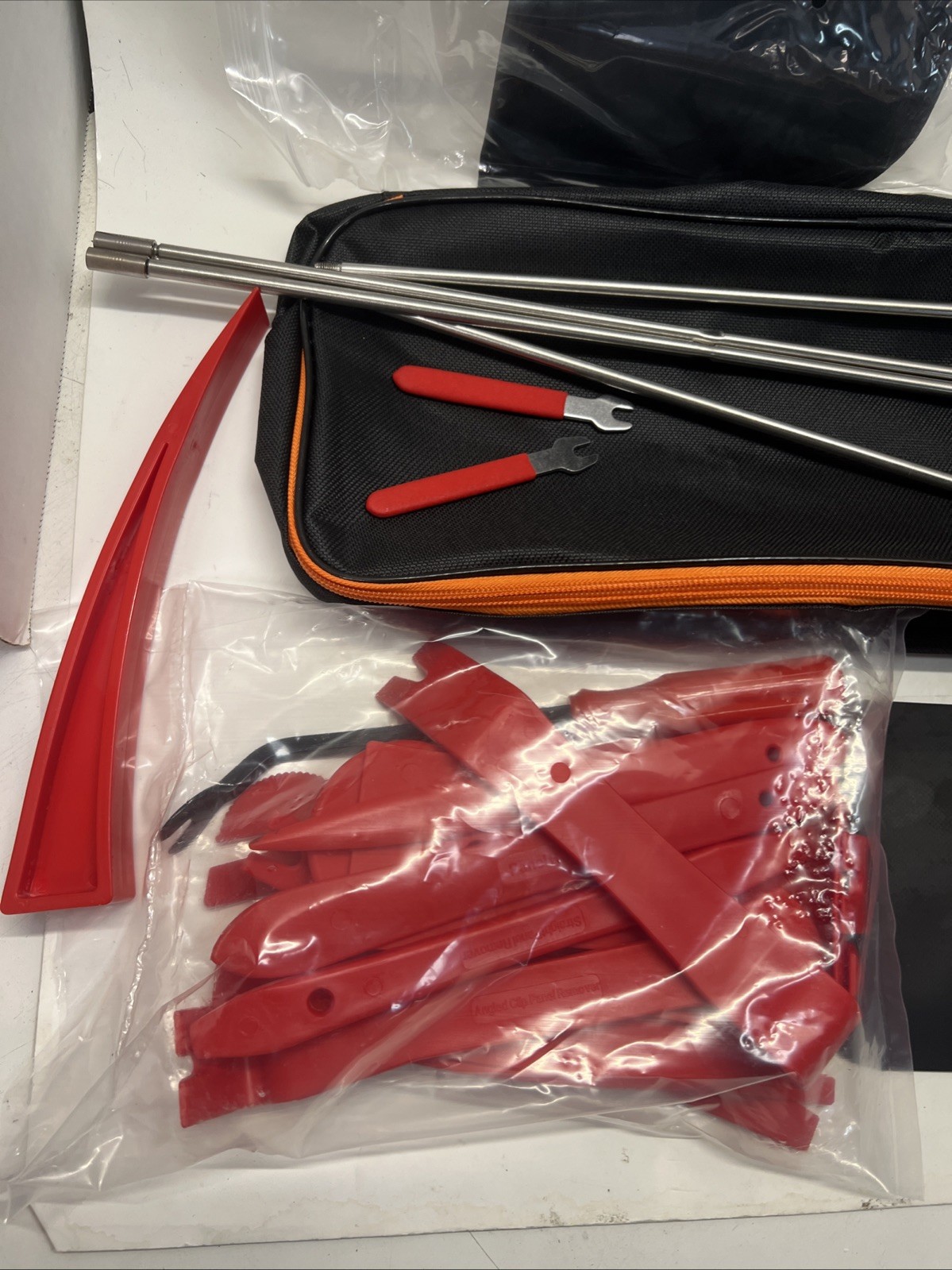 Wind Shear Portable Car Tool Kit, Multifunctional Stainless Steel Car Tools with