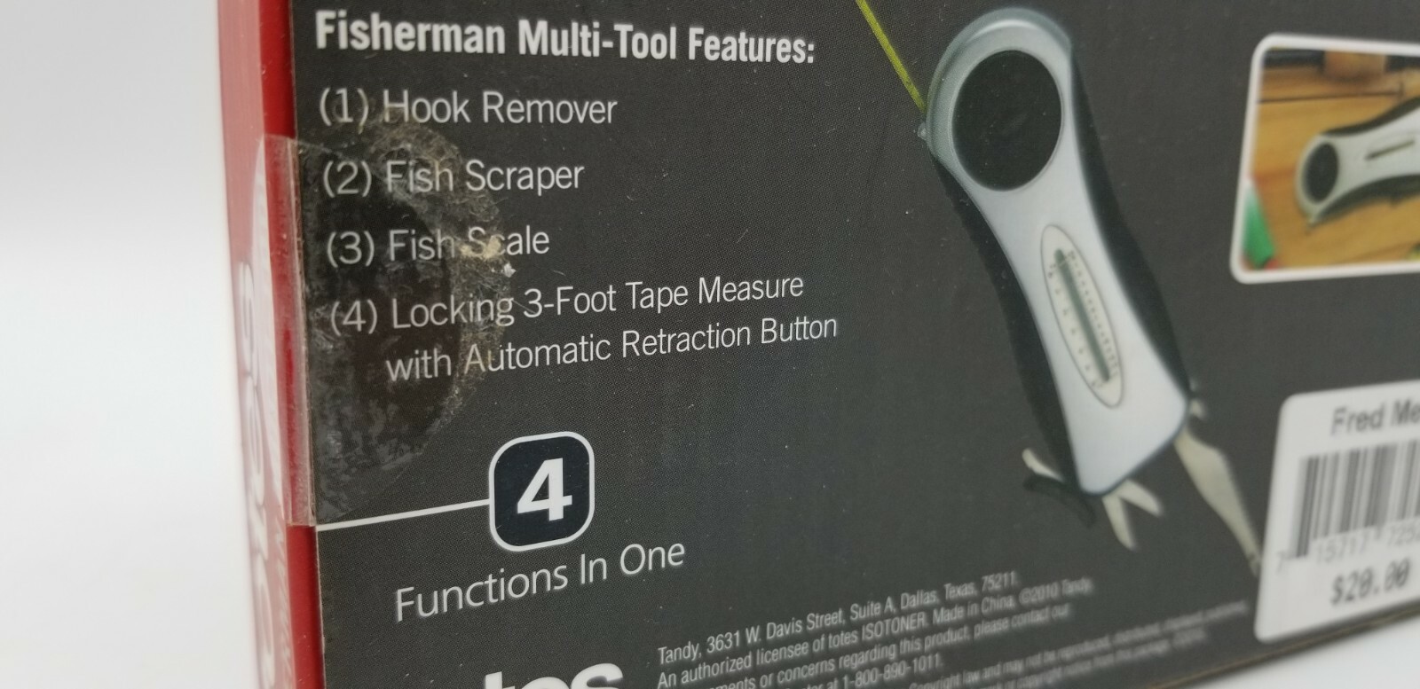 Vintage Tote’s Fisherman’s 4 Functions in 1 Multi-Tool for Men Factory Sealed